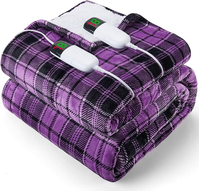 Heated Electric Blanket King Size, 90X100 Heating Blanket King - Image 8