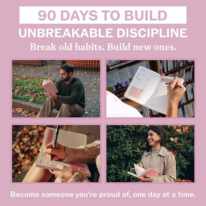 Undated Daily Planner | 90 Day Daily & Weekly Productivity Journal - Image 9