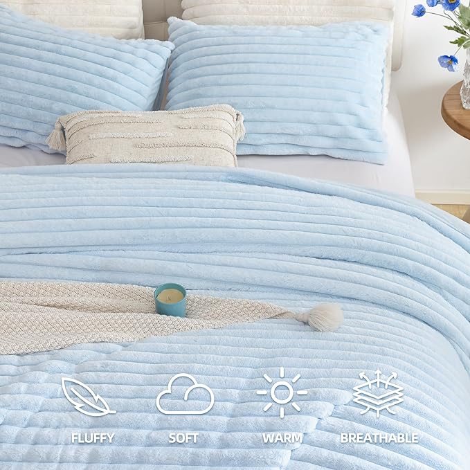 Smoofy Fluffy Twin Comforter Sets 2 Pieces - Image 2