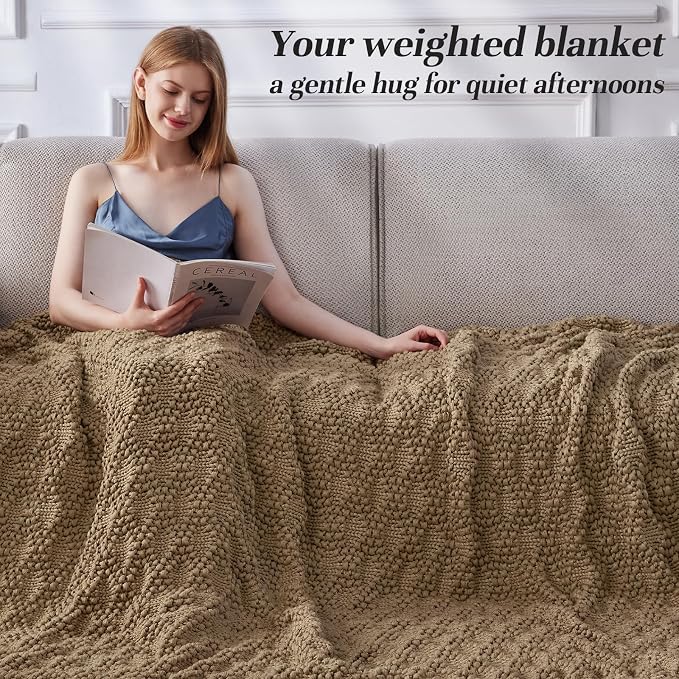 Anysay Knitted Weighted Blanket - Image 5