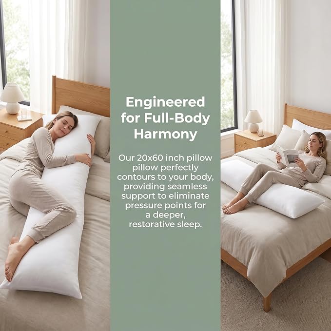 Zituop Anime Body Pillow Insert 150x50cm 20x60 Inch Dakimakura Pillow Inner Core - Image 6