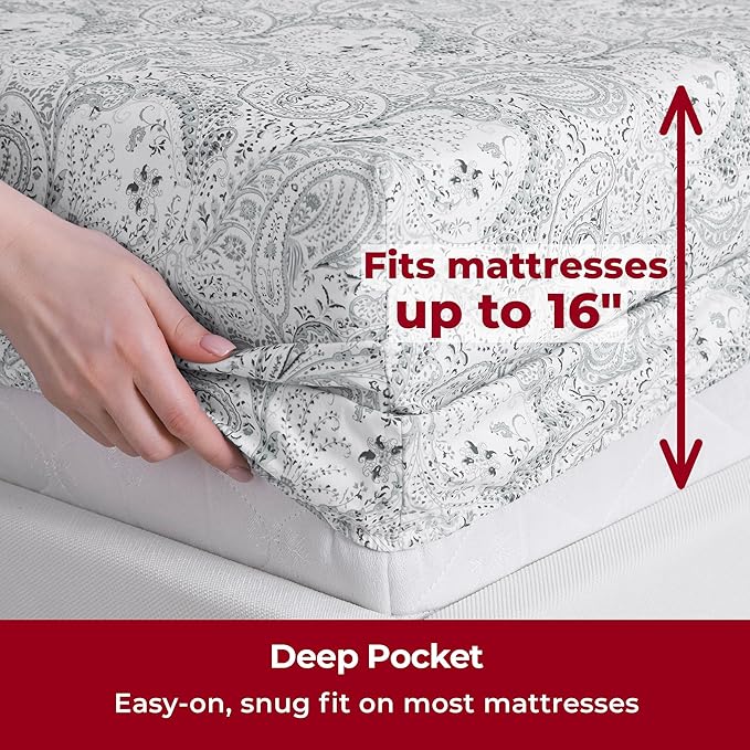 Mellanni California King Sheets Set - Image 5