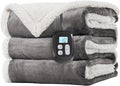 LaffyLo Electric Heated Blanket Twin Size 62 x 84, Fast Heating Blanket by LAFFYLO