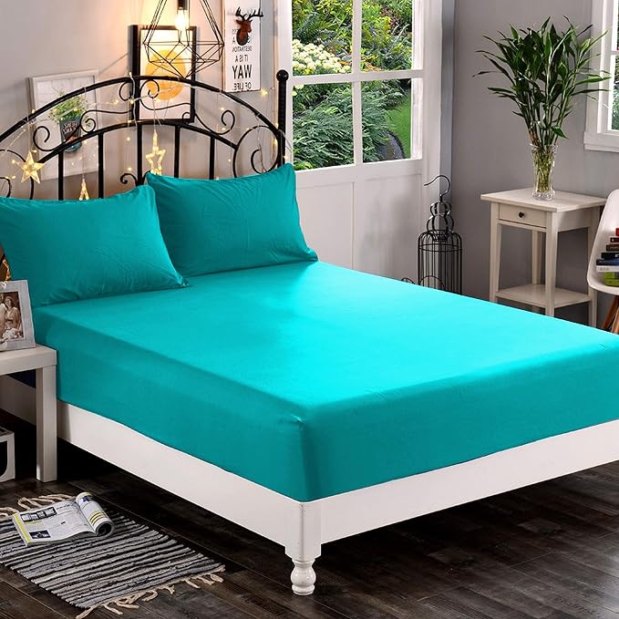 Elegant Comfort 1500 Premium Hotel Quality 1-Piece Fitted Sheet, Softest by ELEGANTCOMFORT