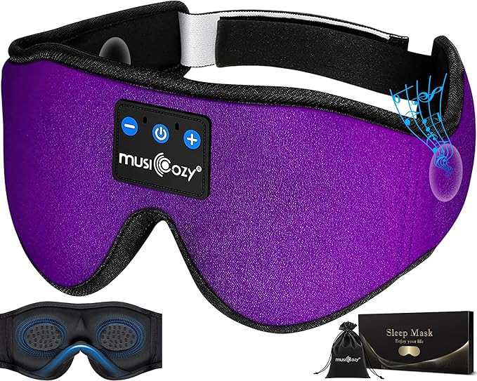 MUSICOZY 3D Bluetooth Sleep Mask by MUSICOZY
