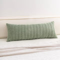 Aegero Corduroy Decorative Throw Pillow Covers 14x36 Inch Soft Striped Pillow by Unknown