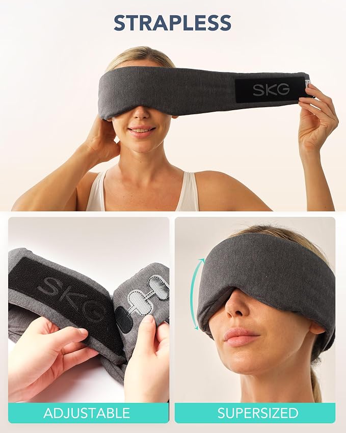 Sleep Mask, Eye Mask Wrap-Around Design, Light Shading, Breathable Fabric - Image 7