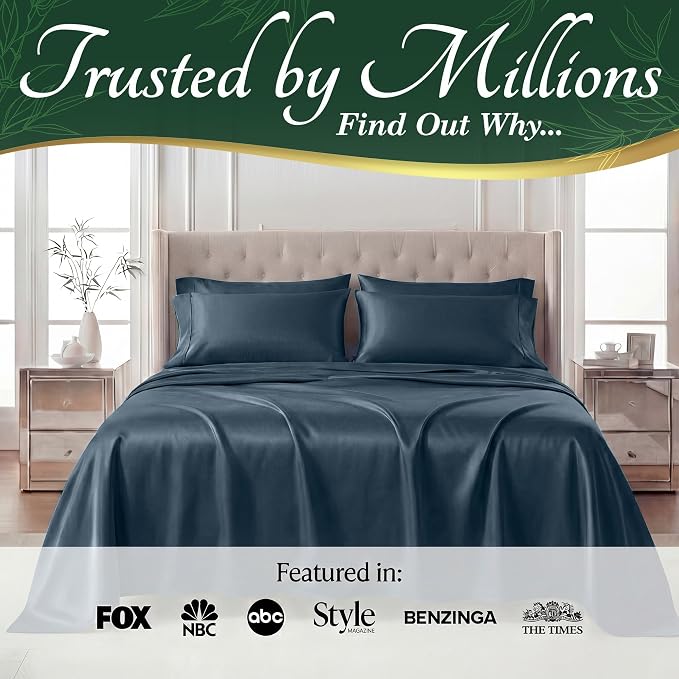 DECOLURE 100% Viscose Derived from Bamboo Sheets Twin Size - Image 5