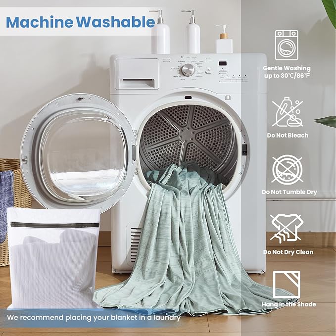 OIGAE Cooling Blanket for Hot Sleepers - Image 6