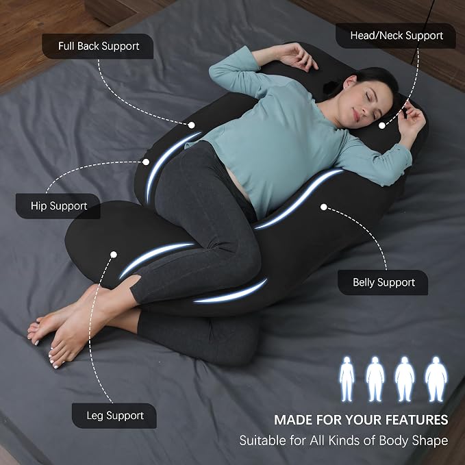 MOON PARK Pregnancy Pillows for Sleeping - Image 2