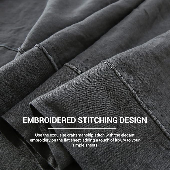 Simple&Opulence French Linen Flat Sheet - Image 5