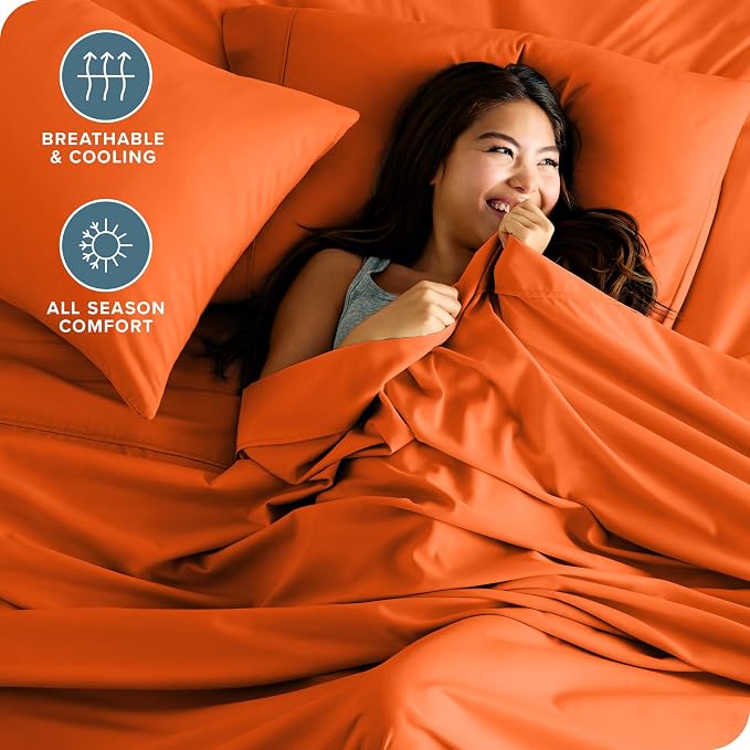 Bare Home Split Head Flex King Sheet Set - Image 4