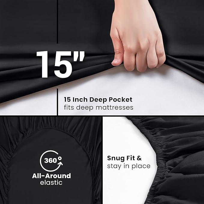 Utopia Bedding Twin XL Fitted Sheets - Image 6