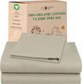 California Design Den Soft 100% Organic Cotton Sheets Twin XL Size Set by CaliforniaDesignDen