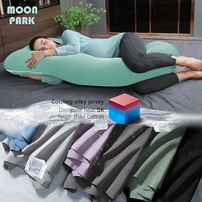 MOON PARK Pregnancy Pillows for Sleeping - Image 3