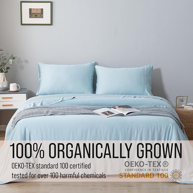 Bella Coterie Queen Size Fitted Sheet Only | Luxury Bamboo Viscose | 100% - Image 4