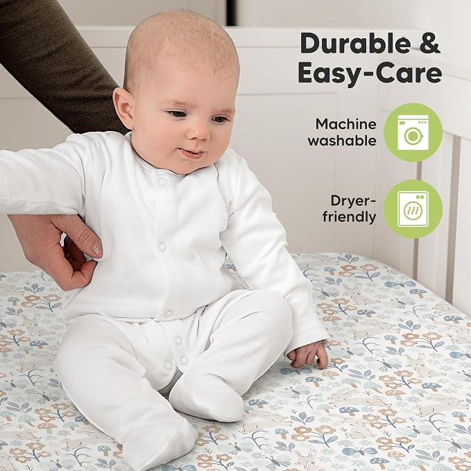 KeaBabies 2-Pack Organic Crib Sheets - Image 7