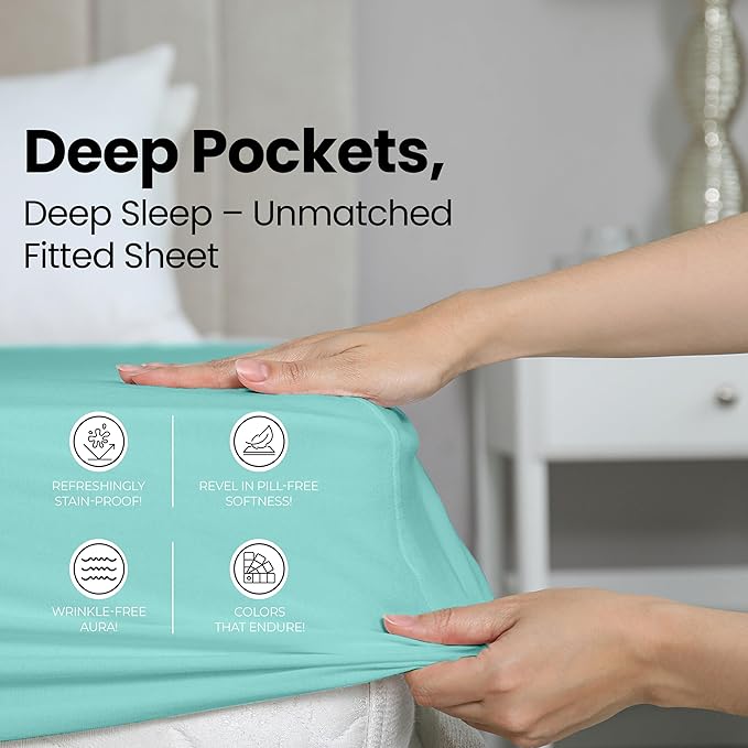 Utopia Bedding Full Fitted Sheet - Image 4