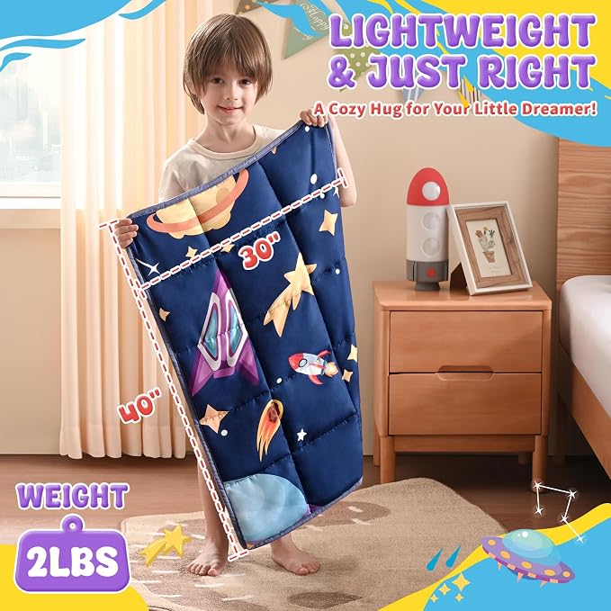 anfie Weighted Lap Pad 2 Pounds, Weighted Blanket Cooling Blanket - Image 4