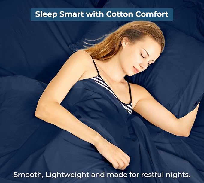Royale Linens 100% Organic Cotton California King Flat Sheet Only - Image 9