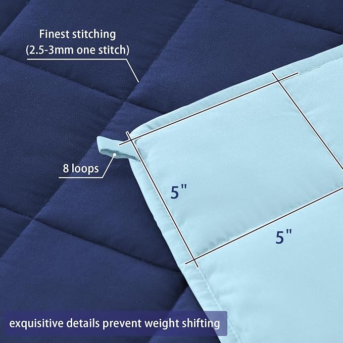 King Size Weighted Blanket for Adults Cooling Heavy Blanket for Sleeping - Image 6