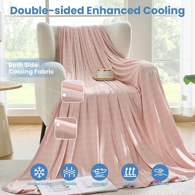 OIGAE Cooling Blanket for Hot Sleepers - Image 3
