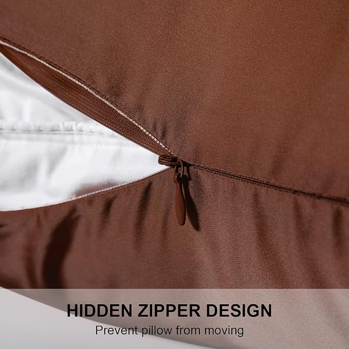 Mulberry Silk Pillowcase for Hair and Skin, King Size Cooling Silk Pillow Case - Image 3
