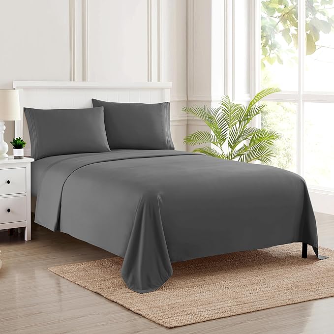 Queen Size Bed Sheets by SweetHomeCollection