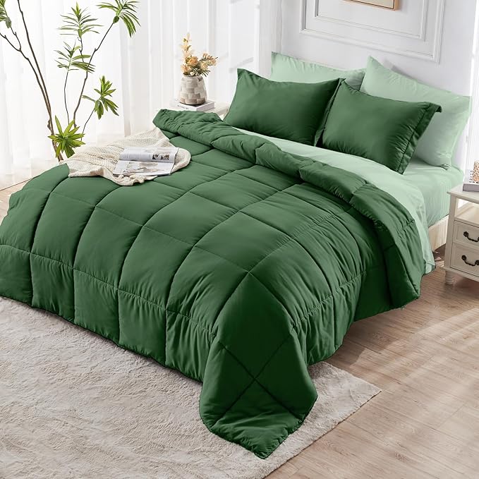 JOLLYVOGUE California King Comforter Set, Ultra-Soft Bed in a Bag 7 Pieces - Image 8