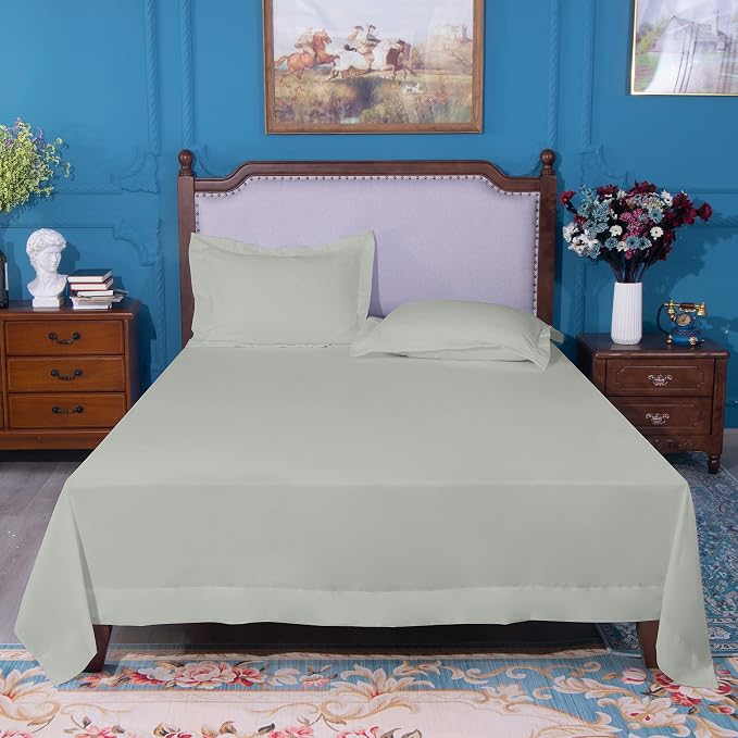 NTBAY California King Flat Sheet Only - Image 4