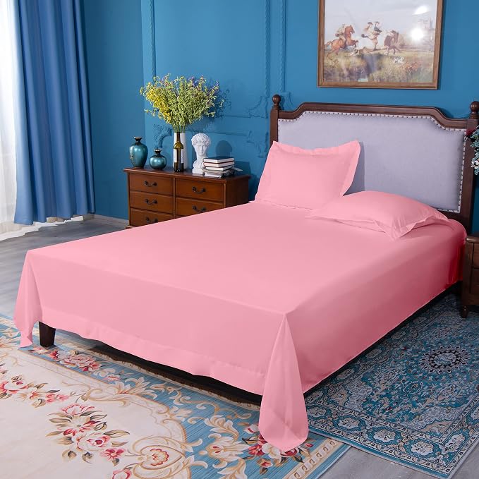 NTBAY Twin Extra-Long Flat Sheet Only - Image 5