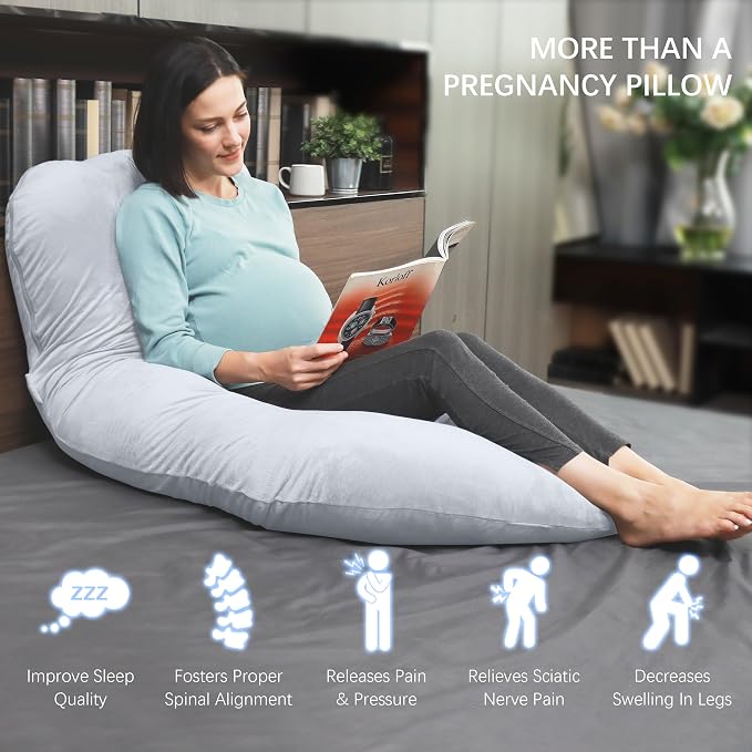 MOON PARK Pregnancy Pillows for Sleeping - Image 4