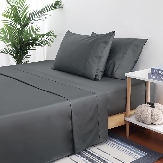 Flat Sheet Only Full Size, 400 TC 100% Egyptian Cotton Flat Sheet - Image 5