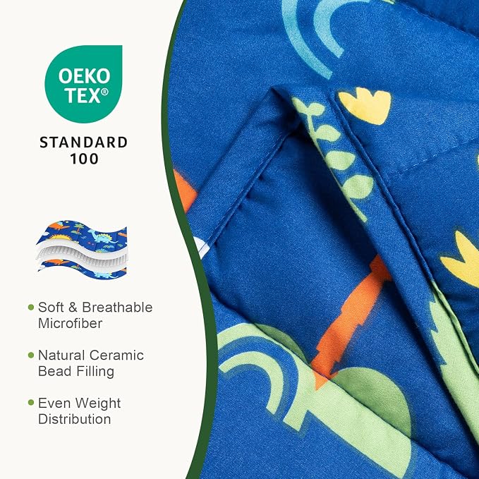 Sivio Weighted Lap Blanket 2lb, Soft Cooling Heavy Blankets, Washable Weighted - Image 3