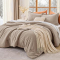 MUXHOMO King Size Comforter Set, All Season Ultra Soft Down Alternative Bedding by MUXHOMO