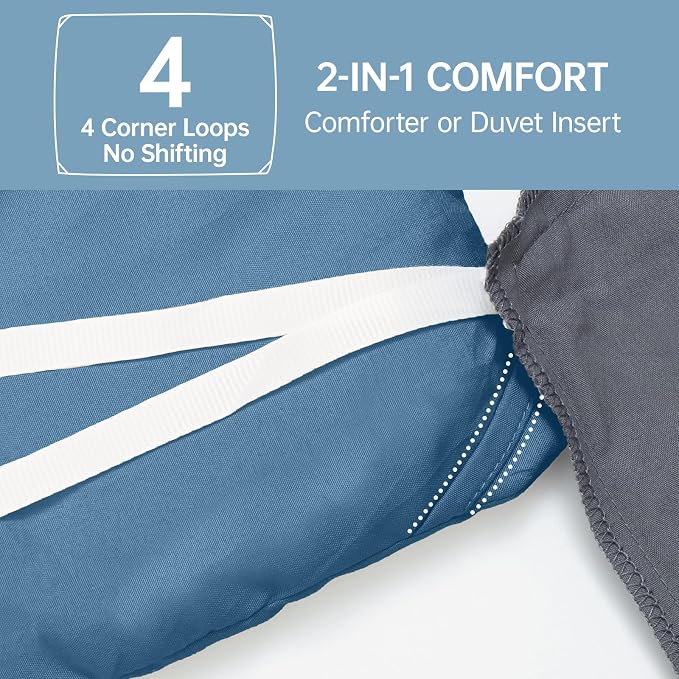 MUXHOMO Full Comforter Sets, All Season Ultra Soft Down Alternative Bedding - Image 6