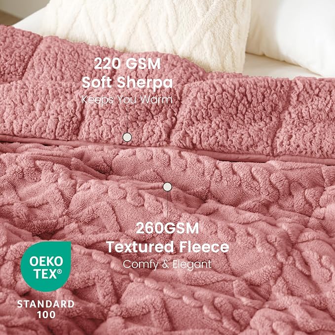 Drewin Weighted Blanket for Adults Queen Size 20lbs, Soft Cozy Turtleback - Image 3