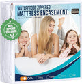 Utopia Bedding Mattress Protector Zippered Crib Size, 100% Waterproof Bed Bug by UTOPIABEDDING