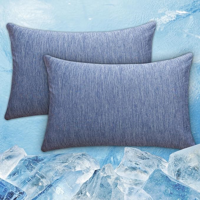 CHOSHOME Cooling Pillow Cases Zipper Pillow Covers Q-Max > 0.45 Zippered by CHOSHOME
