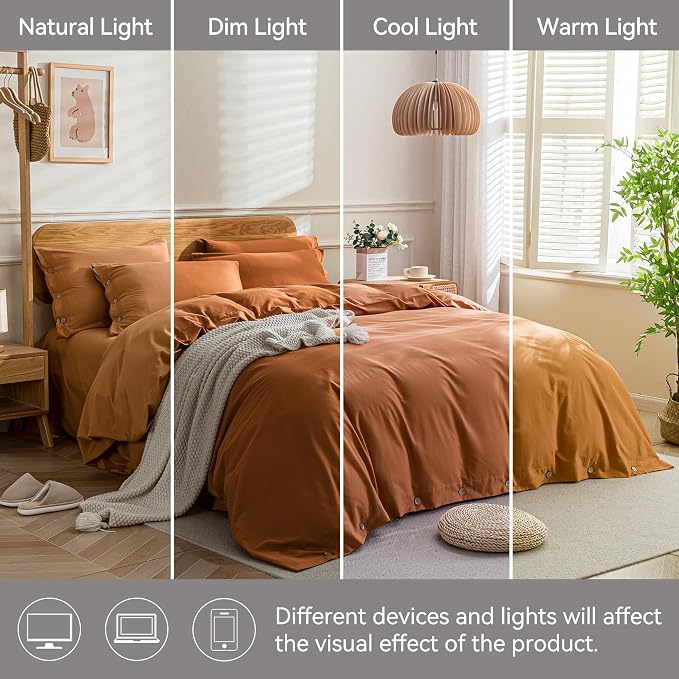 JELLYMONI Cotton Duvet Cover Twin Size - Image 8