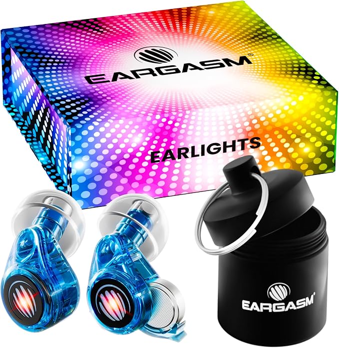 Eargasm Earlights Light Up High Fidelity LED Earplugs - Image 2