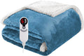 Electric Heated Blanket Throw Size 50"x60", Soft Flannel by Soypipo
