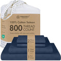 Threadmill King Size Sheets for King Mattress | 800 Thread Count Jacquard by ThreadmillHomeLinen