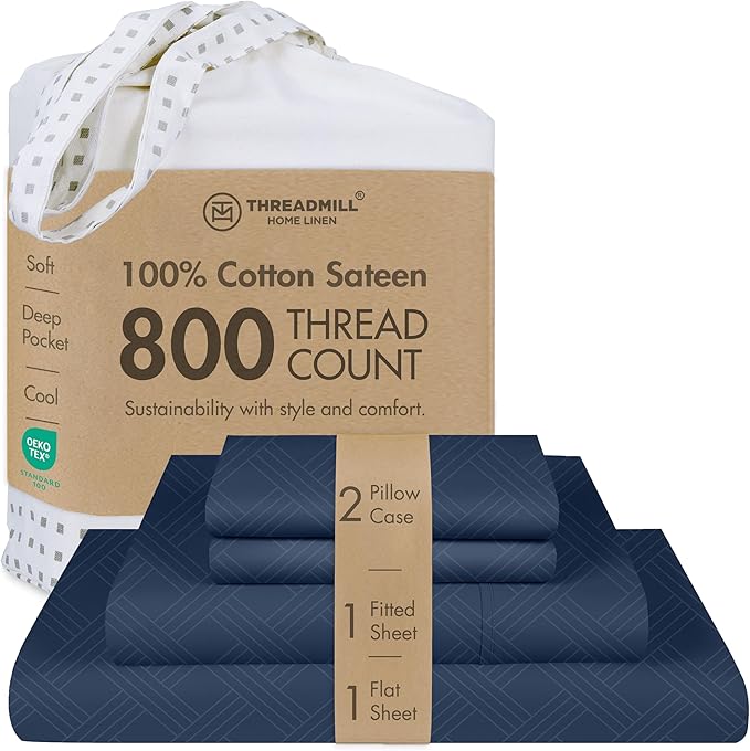 Threadmill Luxury Full Size Sheets by ThreadmillHomeLinen