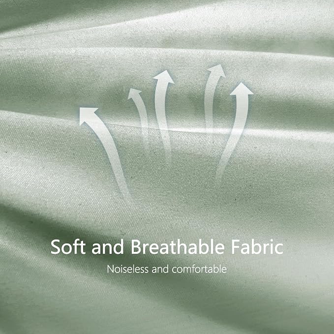 TEXARTIST Premium 2100 Series King Comforter All Season Breathable Sage Green - Image 3