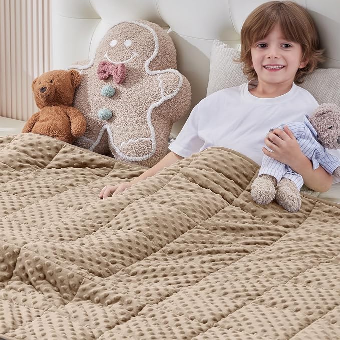 anfie Weighted Blanket Kids Weighted Blanket Cooling Blanket - Image 4
