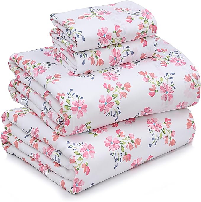 RUVANTI 100% Cotton Sheets – California King Percale Bedding, Cooling & by Ruvanti