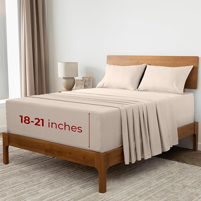 Mellanni Extra Deep California King Sheets by Mellanni