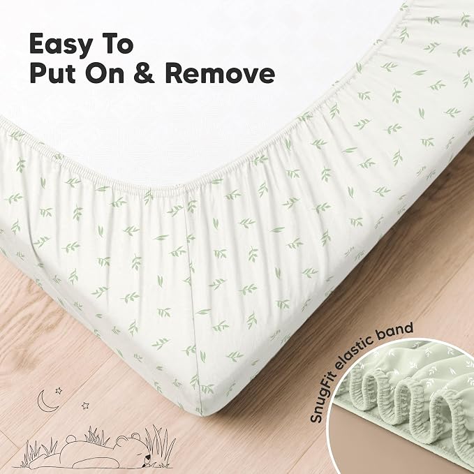 KeaBabies 2-Pack Organic Crib Sheets - Image 6