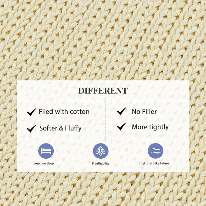 L'AGRATY Knitted Weighted Blanket - Image 3